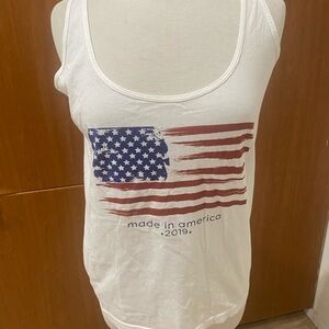 American Flag Tank Top Size Medium